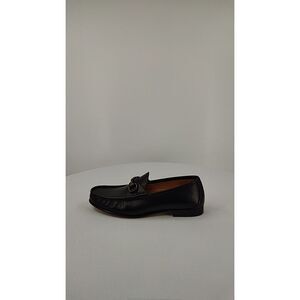 Quince Men Calfskin Leather Horsebit Loafer Black Shoes 10.5